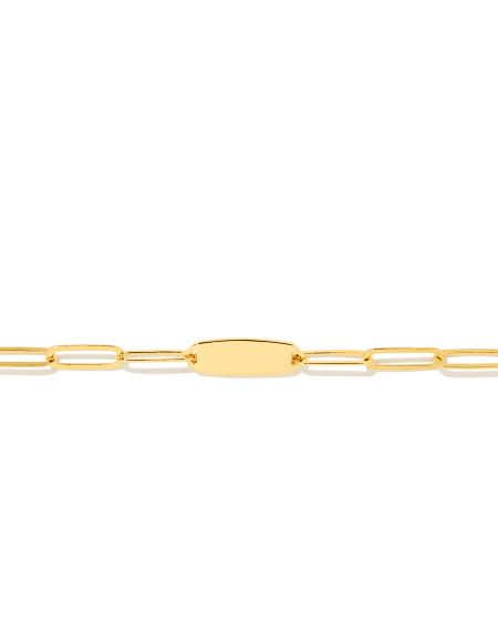 Marlee Paperclip Chain Necklace in 18k Gold Vermeil