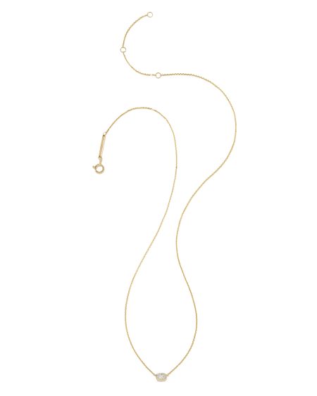 Marisa Oval Solitaire Pendant Necklace