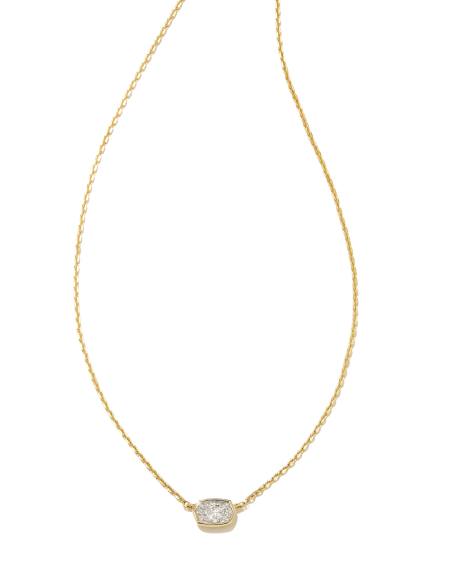 Marisa Oval Solitaire Pendant Necklace