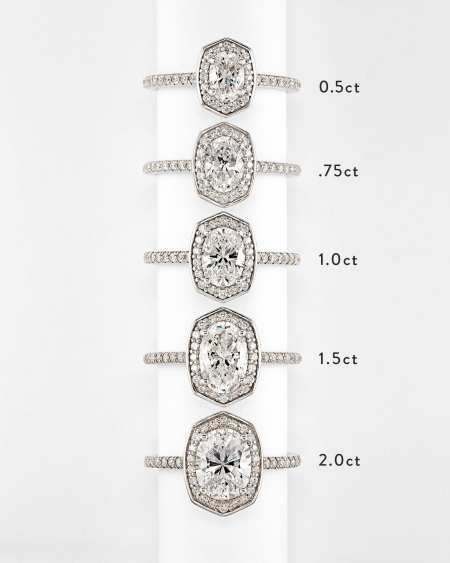 Oval Iconic Halo Engagement Ring