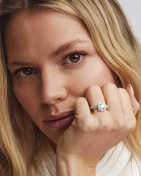 Round Iconic Halo Engagement Ring