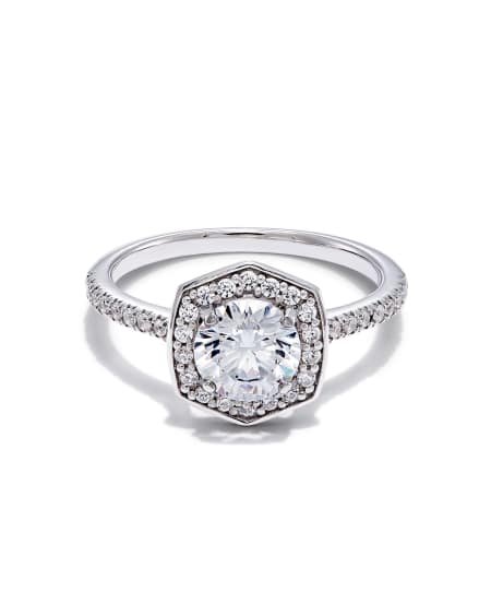 Round Iconic Halo Engagement Ring