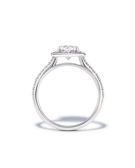 Round Iconic Halo Engagement Ring