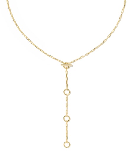 Andi Gold Y Necklace