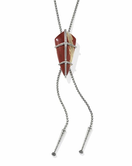 Trinity Vintage Silver Bolo Necklace