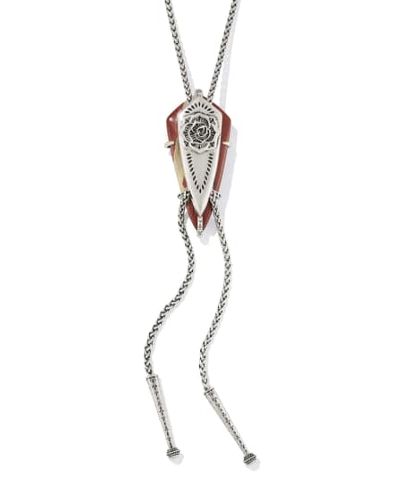 Trinity Vintage Silver Bolo Necklace