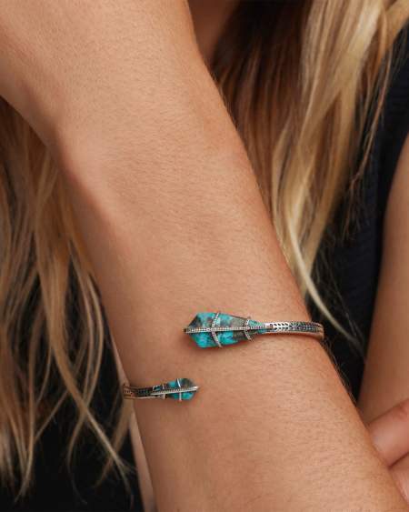 Trinity Vintage Silver Cuff Bracelet