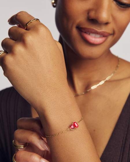 Tatum July Gold Delicate Chain Bracelet