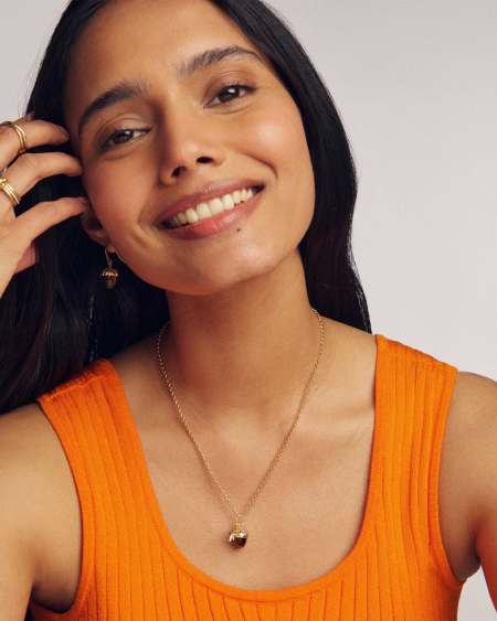 Acorn Gold Drop Earrings