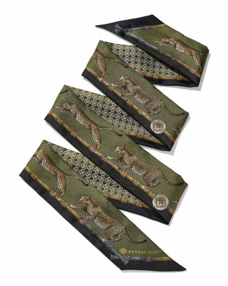 Jaguar Flippy Scarf in Olive