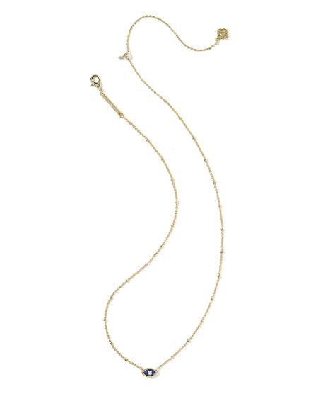 Mini Eye Gold Short Pendant Necklace