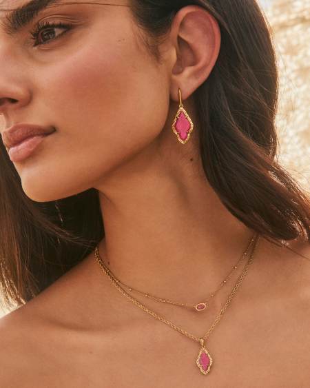 Adeline Vintage Gold Drop Earrings