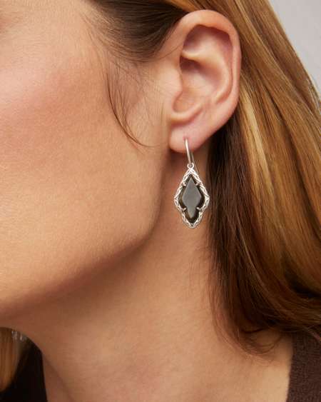 Adeline Vintage Silver Drop Earrings