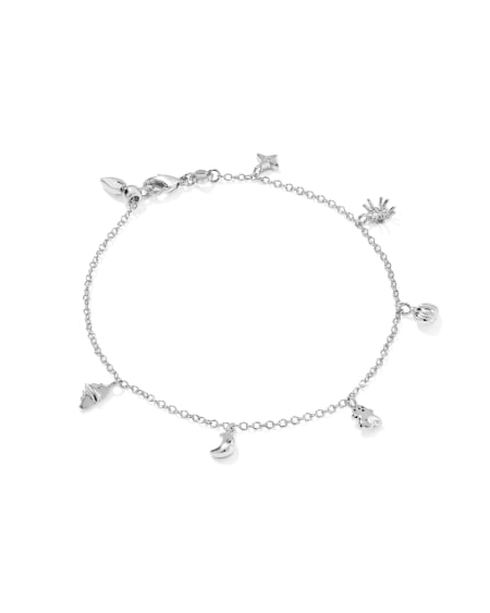Halloween Silver Delicate Chain Bracelet