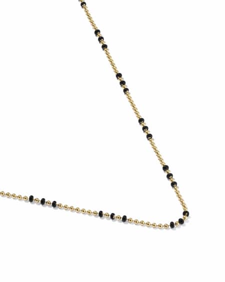 Alice Color Beaded 14k Gold-Filled Chain Necklace