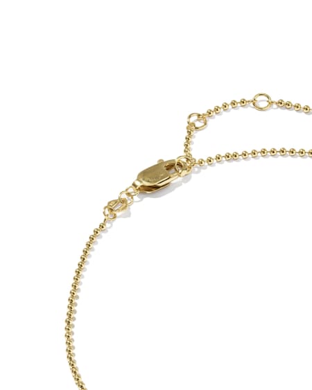 Cheryl Beaded 14k Gold-Filled Chain Anklet