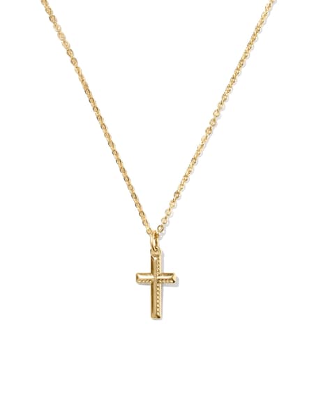 Cross 14k Gold-Filled Short Pendant Necklace