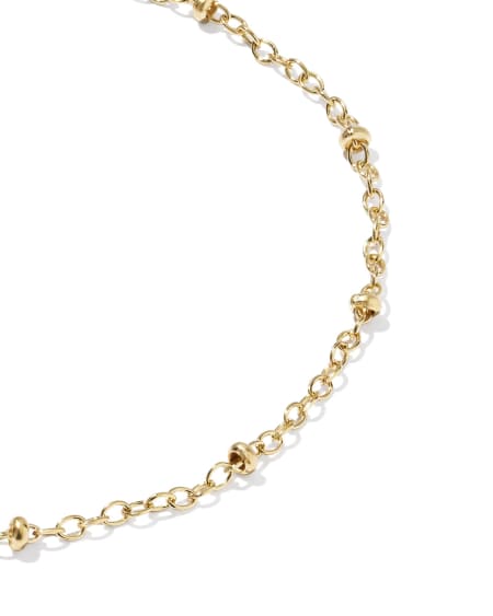 Evelyn 14k Gold-Filled Single Satellite Chain Bracelet
