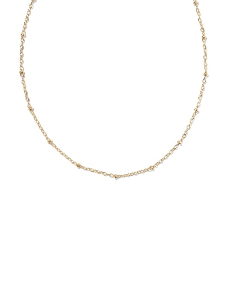 Evelyn 14k Gold-Filled Single Satellite Chain Necklace