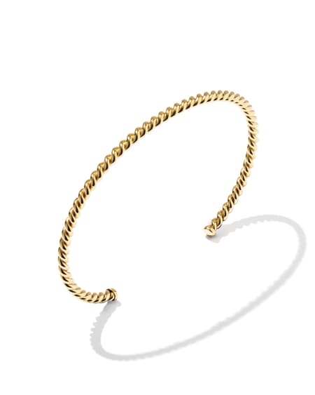 Victoria Medium Twist 14k Gold-Filled Cuff Bracelet