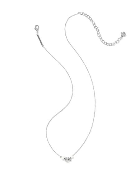 Deliah Silver Short Pendant Necklace