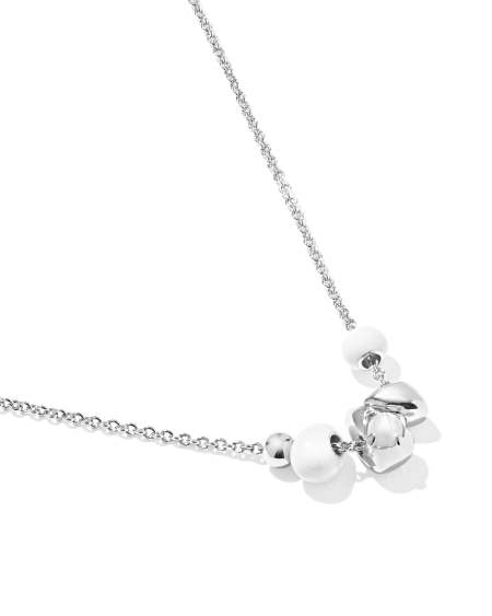 Deliah Silver Short Pendant Necklace