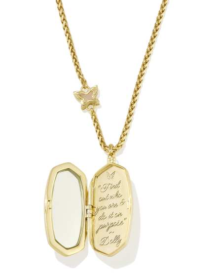 Dolly Parton x Kendra Scott Danielle Gold Locket Necklace