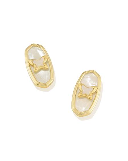 Dolly Parton x Kendra Scott Ellie Butterfly Gold Stud Earrings