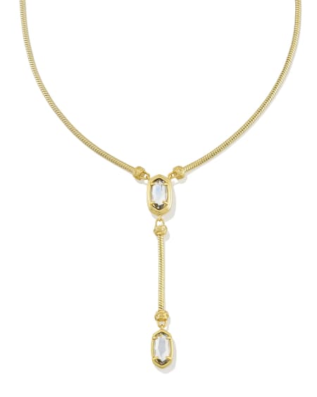 Dolly Parton x Kendra Scott Elliot Gold Lariat Necklace