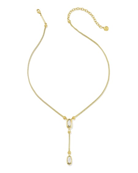 Dolly Parton x Kendra Scott Elliot Gold Lariat Necklace