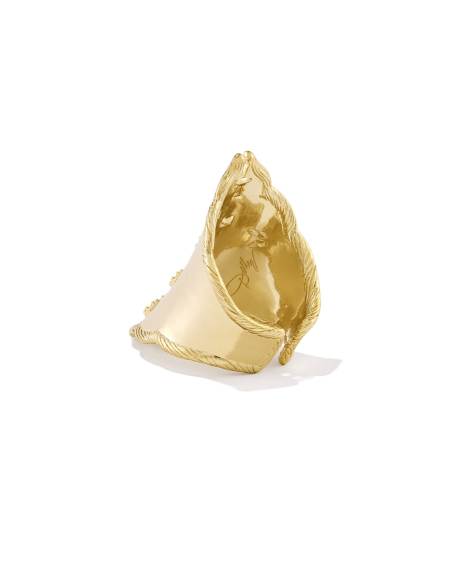 Dolly Parton x Kendra Scott Laced Gold Statement Ring