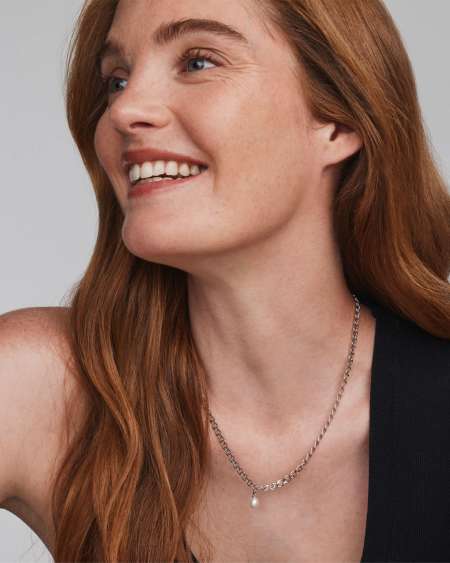 Oakland Pearl Chain Necklace