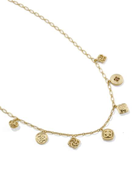 Dira Gold Charm Necklace