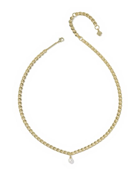 Oakland Pearl Gold Chain Necklace