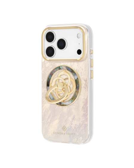 Magnetic Gold Black Mother-of-Pearl Ring Stand