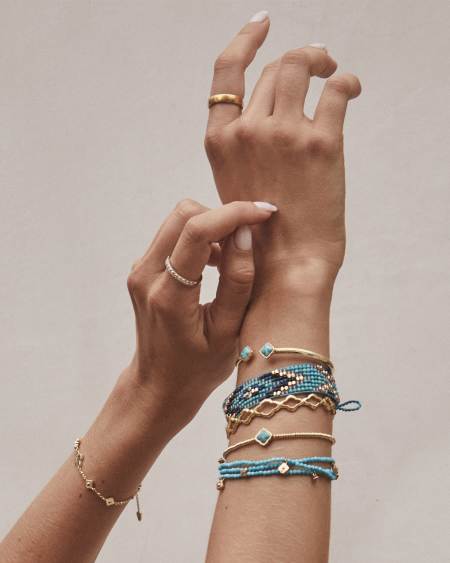 Abbie Cuff Bracelet in Silver