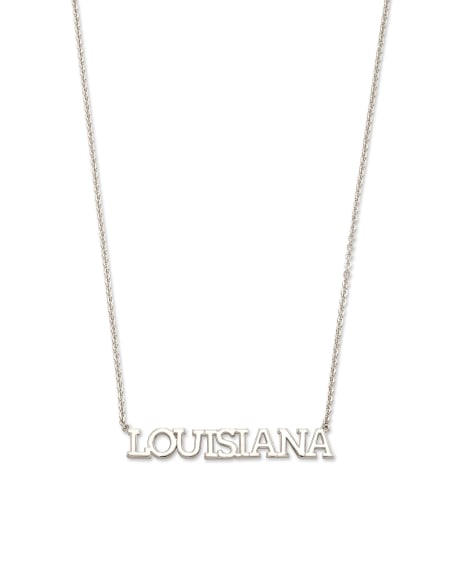 Louisiana Pendant Necklace in Sterling Silver