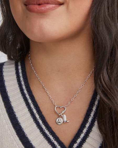 Cowboy Boot Accent Charm in Sterling Silver