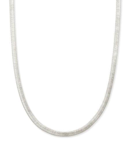 Kassie Chain Necklace in Silver