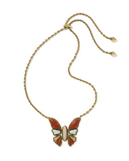 Ember Butterfly Statement Necklace