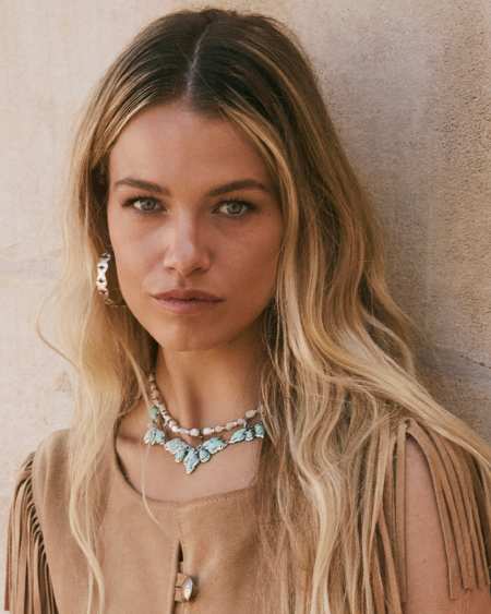 Keziah Hoop Earrings in Vintage Silver