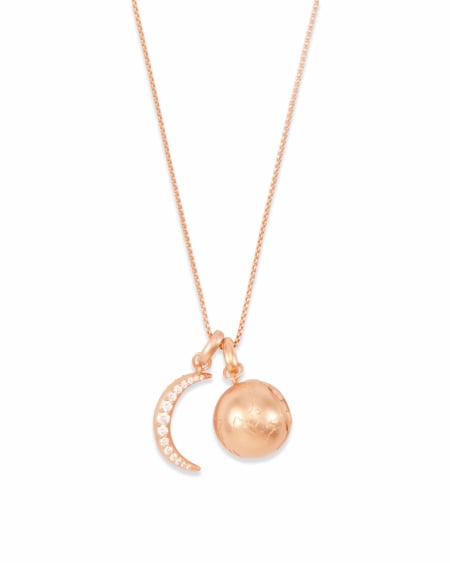 To the Moon and Back Charm Necklace Set