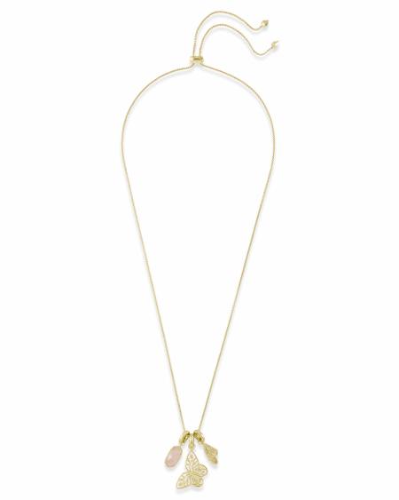 Metastatic Breast Cancer Charm Necklace Set