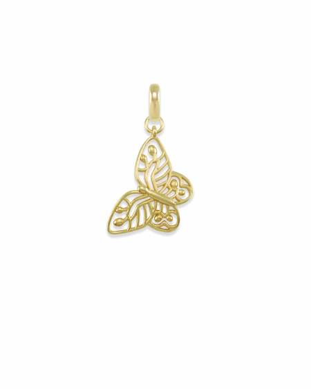 Breast Cancer Butterfly Charm