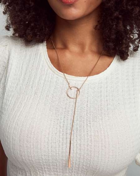 Small Tegan Y Necklace