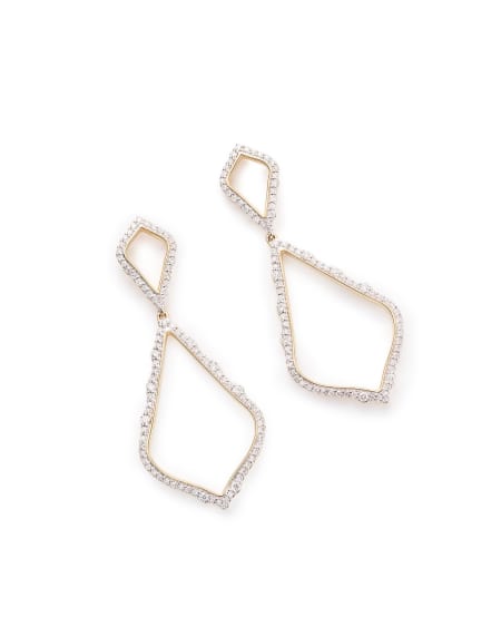 Alexa Pave Diamond Statement Earrings 