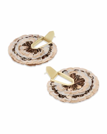 Diane Feather Statement Earrings