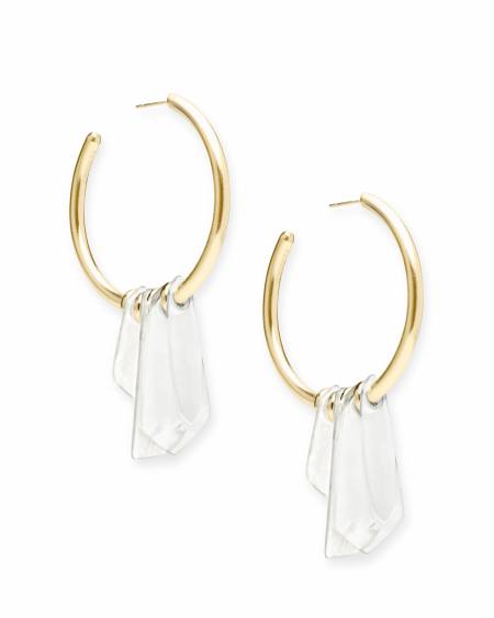 Gaby Statement Earrings in Gold