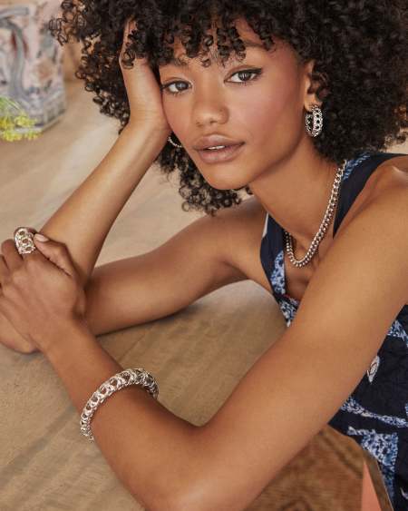 Vincent Chain Necklace in Silver