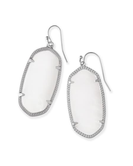 Elle Drop Earrings in Silver